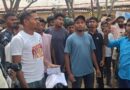 Ranchi:नवीन सरना कॉलेज हॉस्टल खाली कराने पहुंची पुलिस टीम का विरोध,दखलदिहानी रोकना पड़ा..