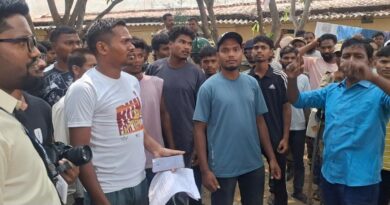 Ranchi:नवीन सरना कॉलेज हॉस्टल खाली कराने पहुंची पुलिस टीम का विरोध,दखलदिहानी रोकना पड़ा..