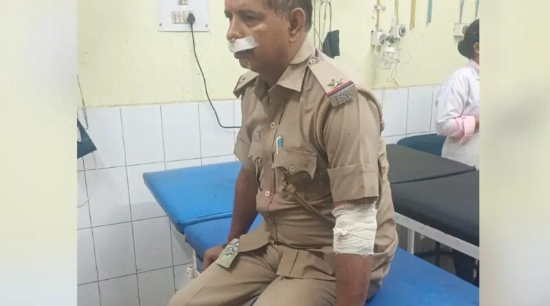 चोर पकड़ने गई पुलिस टीम पर हमला,एसआई घायल; आरोपियों की तलाश में ताबड़तोड़ छापेमारी