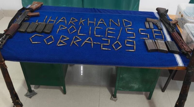 जंगल में छिपे माओवादी ठिकानों का खुलासा, हथियारों का जखीरा बरामद,309 जिंदा कारतूस के साथ इंसास-एसएलआर समेत कई हथियार मिले