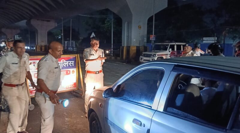 25 से अधिक स्थानों पर राँची पुलिस का सघन चेकिंग अभियान, शराब पीकर वाहन चलाने वालों पर भी कसा शिकंजा