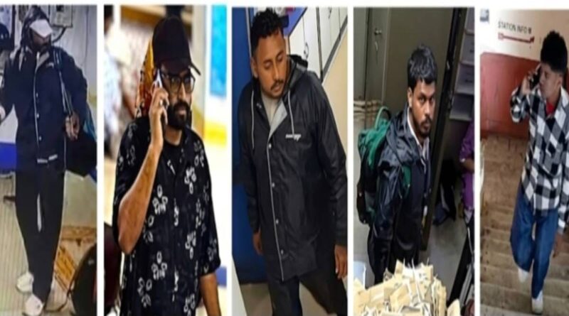 पांच दिन बाद भी कोई सुराग नहीं,बैंक डकैती के 5 बदमाशों की फोटो जारी; 10 लाख का इनाम