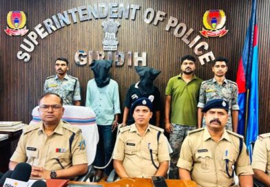 गिरिडीह में पुरानी रंजिश का खूनी खेल… रितिक हत्याकांड में दो गिरफ्तार, बिना नंबर की कार जब्त