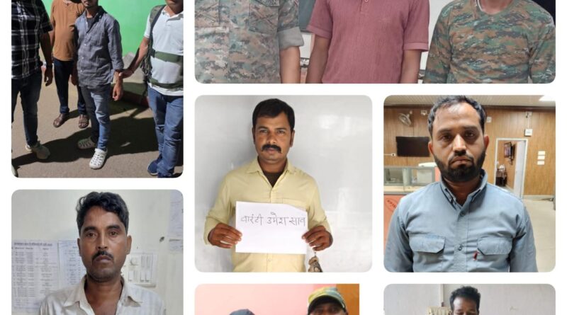 हजारीबाग में रातभर पुलिस का विशेष अभियान, 33 आरोपी गिरफ्तार; 8 वारंट भी निष्पादित