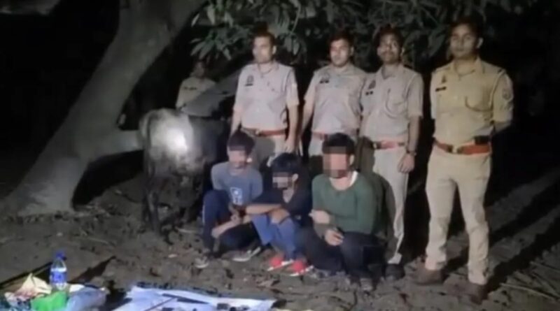 गोकशी की तैयारी में थे 6 बदमाश, पुलिस से मुठभेड़… 3 का हाफ एनकाउंटर, 3 गिरफ्तार