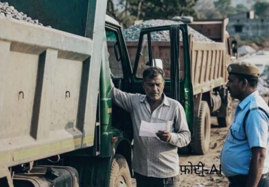देवघर में चालान फेल होने के बाद भी धड़ल्ले से हो रहा था गिट्टी का परिवहन, दो हाइवा जब्त, 7 लाख जुर्माना